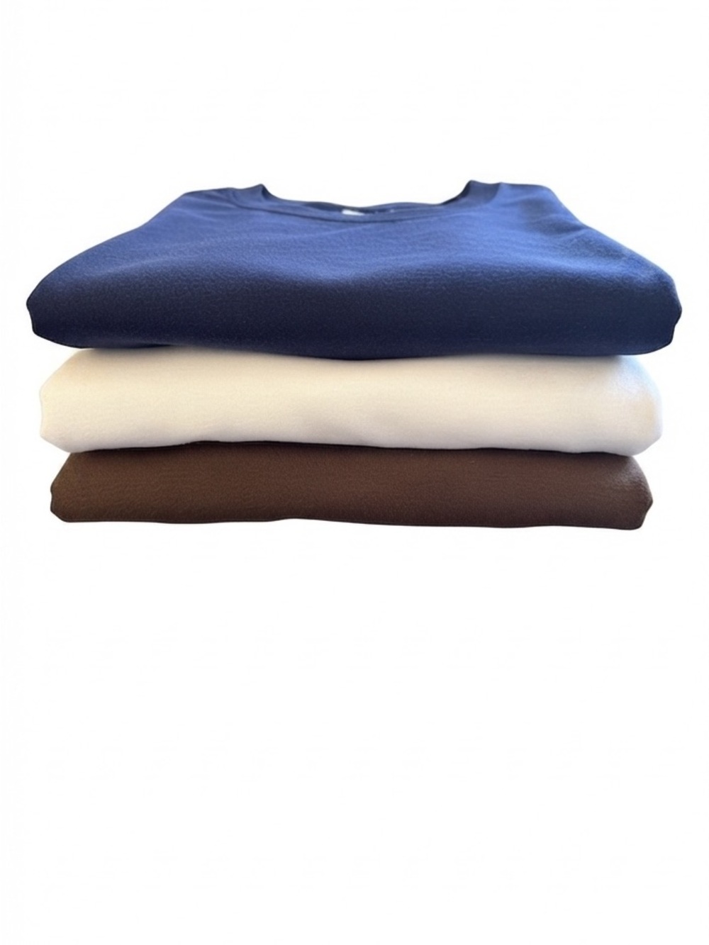 Stacked Bundle of Crewneck Long Tees